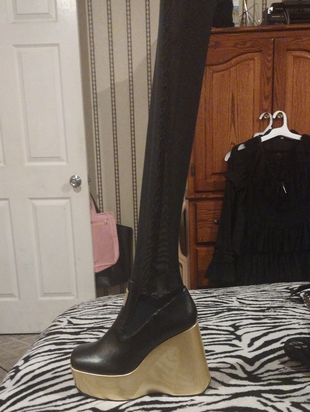 Megurine Luka Cosplay Fishnet Boots. Size 7 Excellent Condition. Never Worn